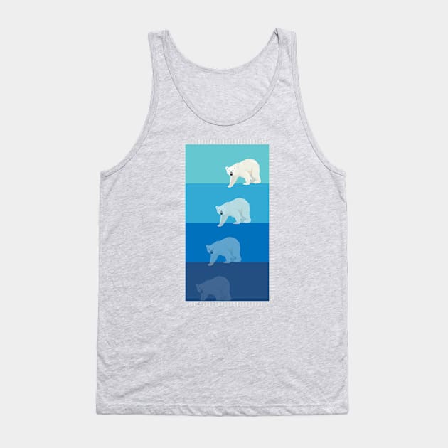 Polar Bears Tank Top by helengarvey